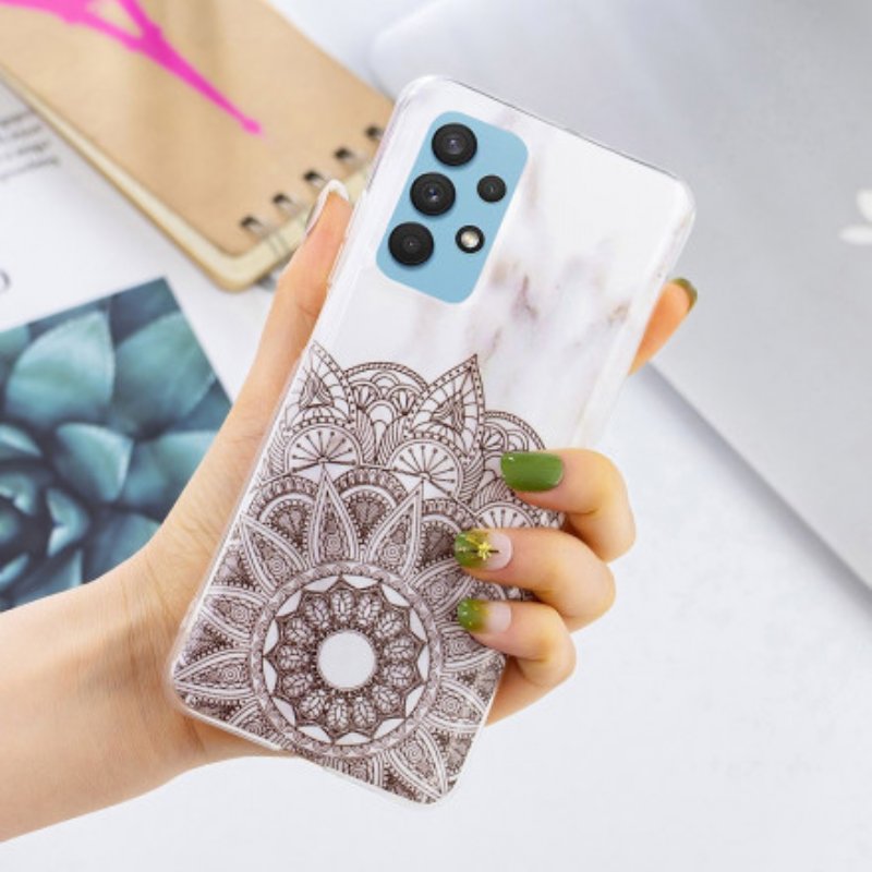 Skal Samsung Galaxy A32 Marmorerad Mandala