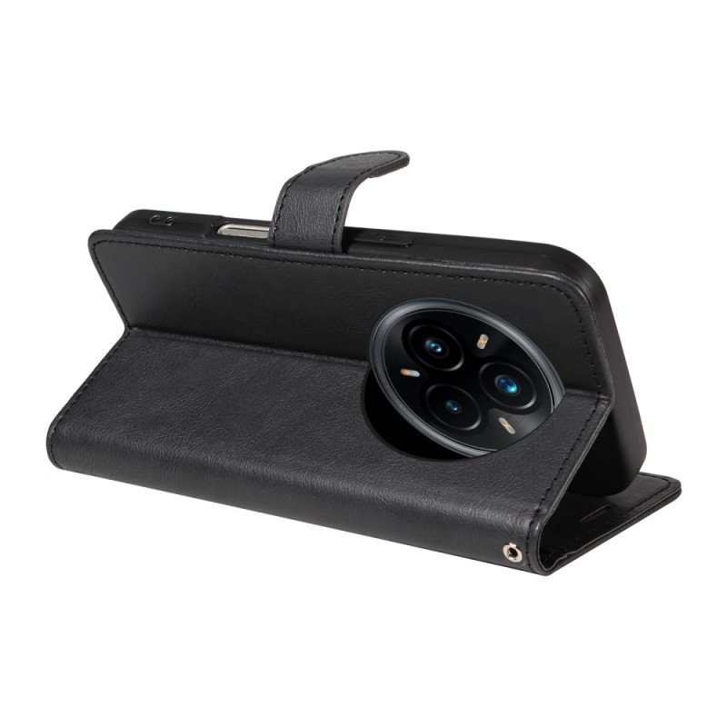 Fodral För Realme 14 Pro Plus 5g Enkelt Läderarmband