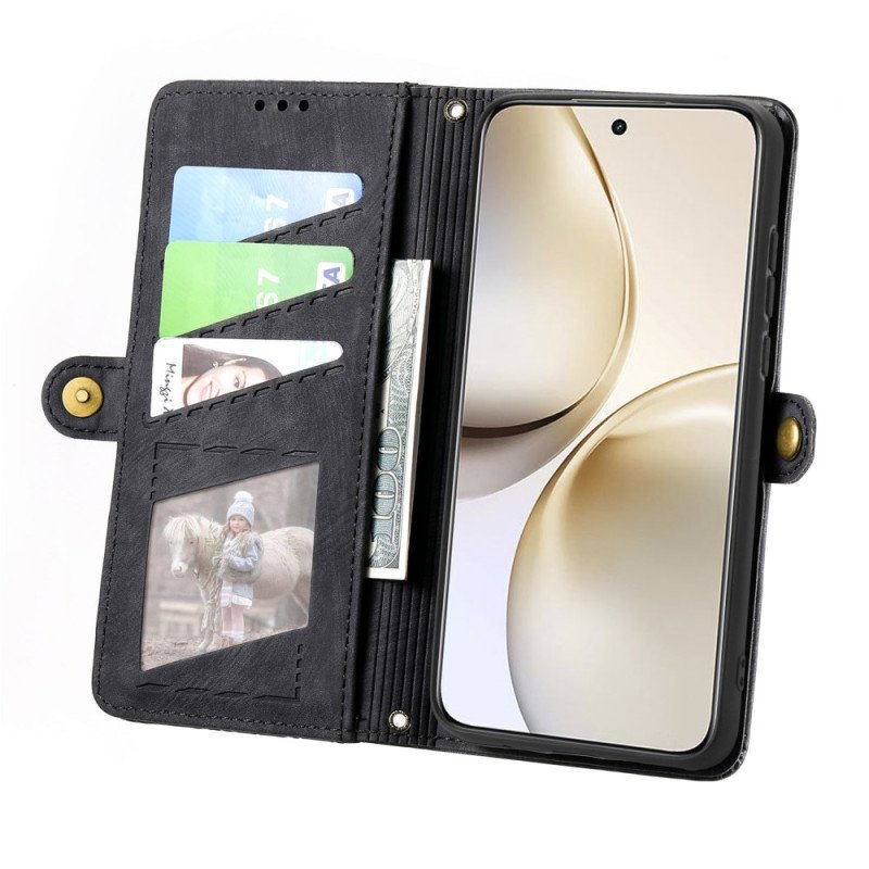 Fodral Realme 14 Pro Plus 5g Linjerad Plånbok