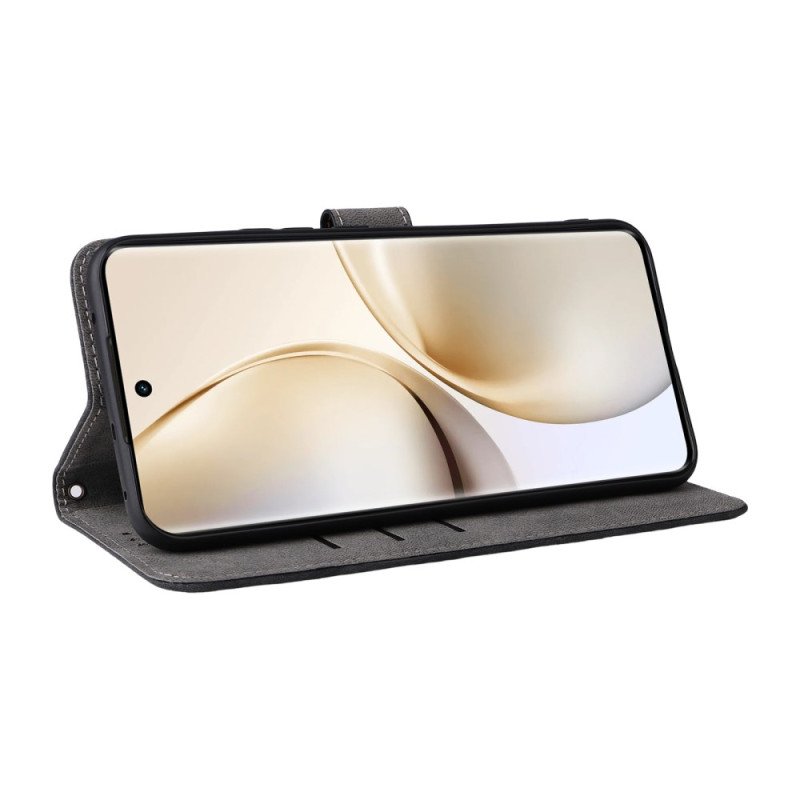 Fodral Realme 14 Pro Plus 5g Mockaeffekt Med Rfid-skydd