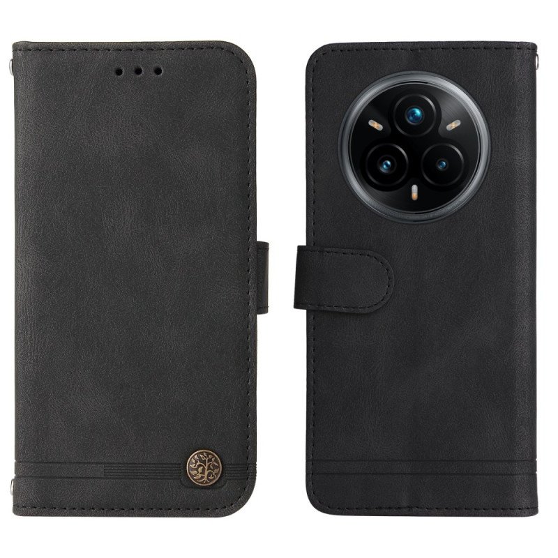 Fodral Realme 14 Pro Plus 5g Vintageeffekt Med Nit