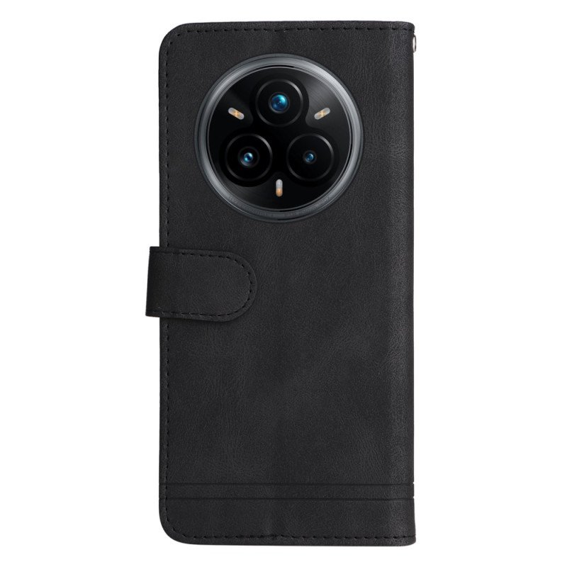 Fodral Realme 14 Pro Plus 5g Vintageeffekt Med Nit