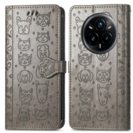 Läderfodral Realme 14 Pro Plus 5g Telefonfodral Animerade Djur