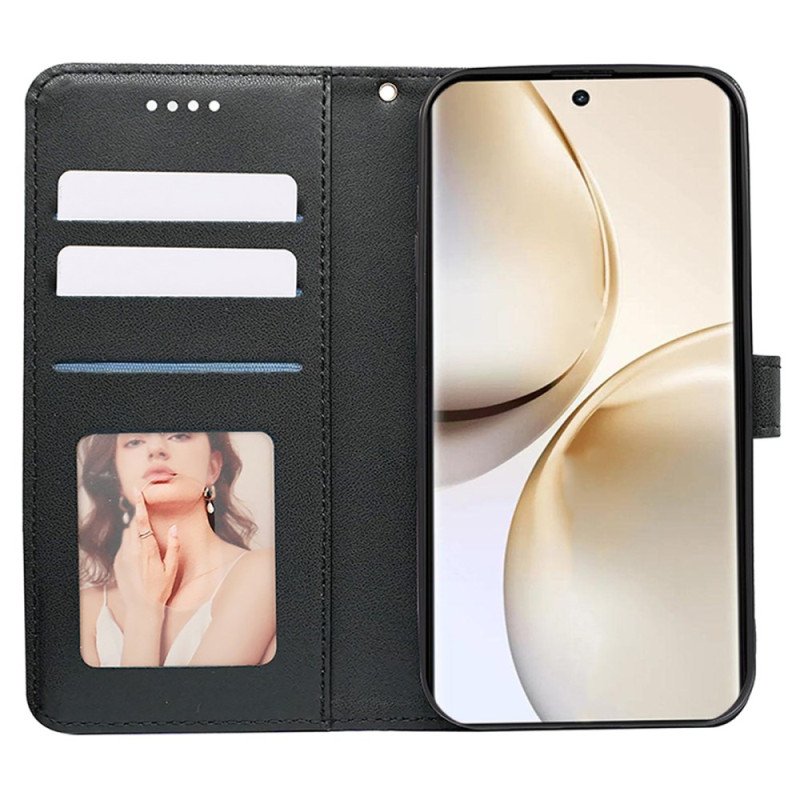 Läderfodral Realme 14 Pro Plus 5g Telefonfodral Kubiskt Mönsterrem