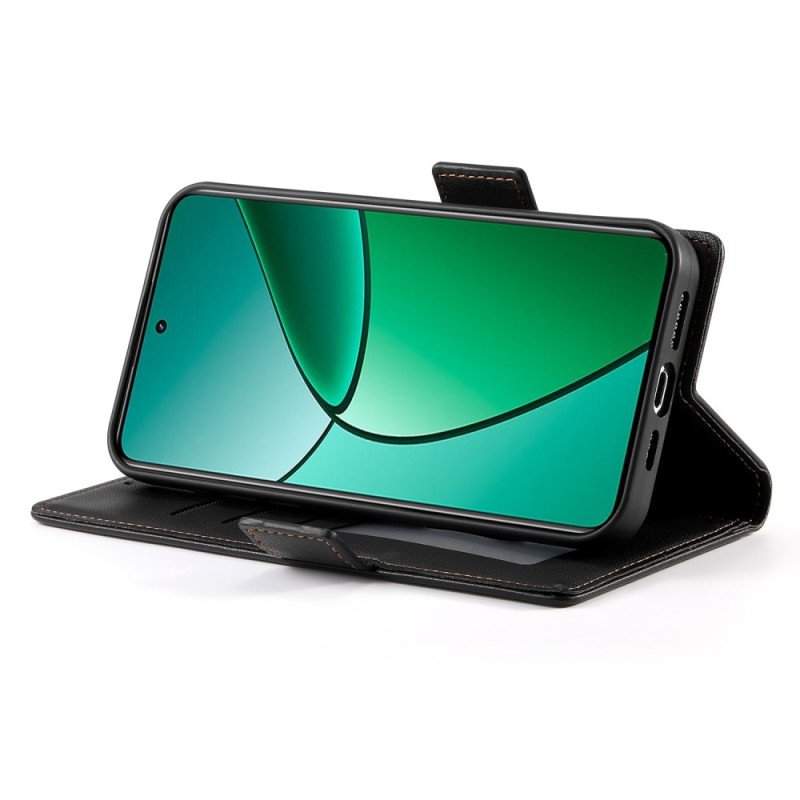 Läderskal Fodral Realme 14 Pro Plus 5g Tre Kortfack Och Hållare