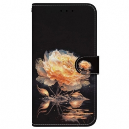 Fodral iPhone 16 Guldpion Med Rem