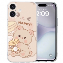 Skal För iPhone 16 Glad