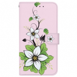 Skyddsfodral iPhone 16 Lilja Med Rem