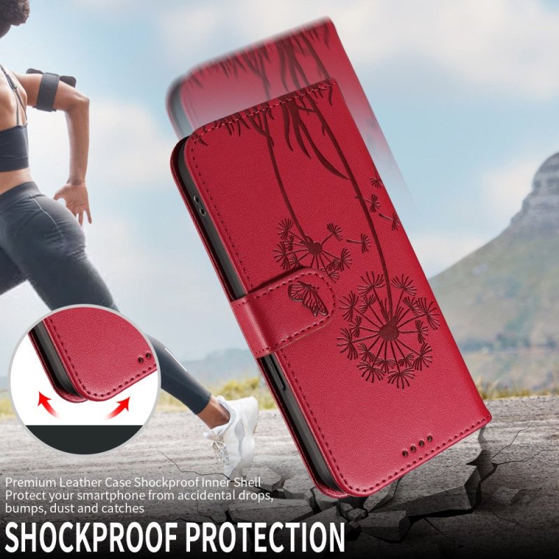 Fodral För Huawei Pura 80 Maskros Och Rem