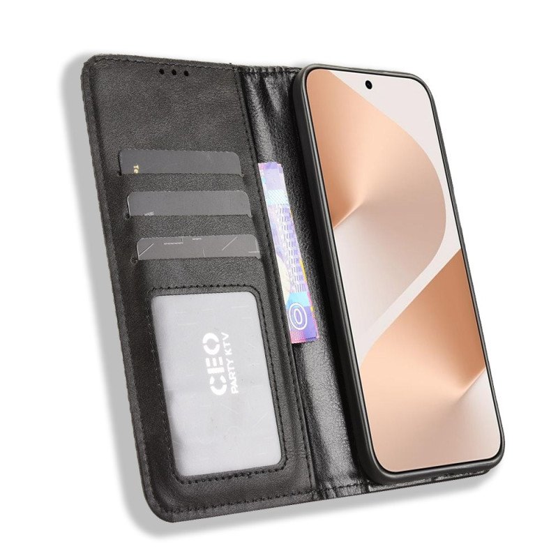 Folio-fodral Huawei Pura 80 Vintagefris