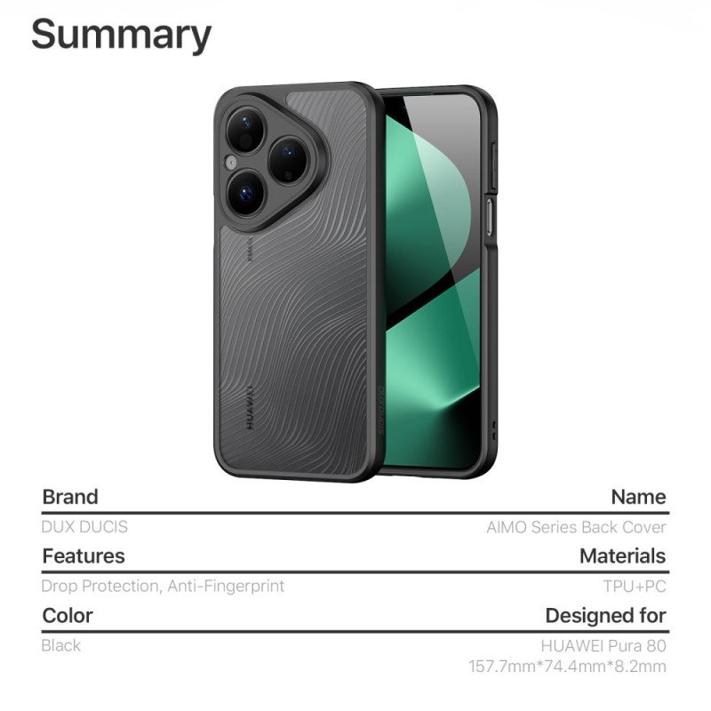 Skal Huawei Pura 80 Aimo Serie Dux Ducis