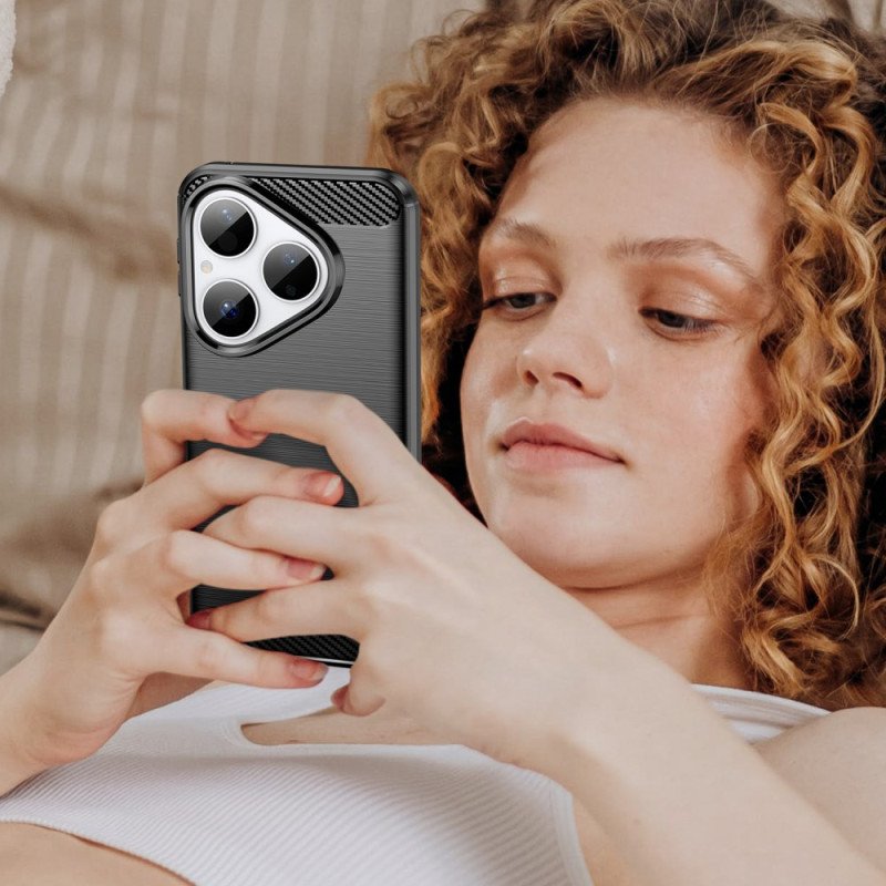 Skal Huawei Pura 80 Borstad Kolfiber