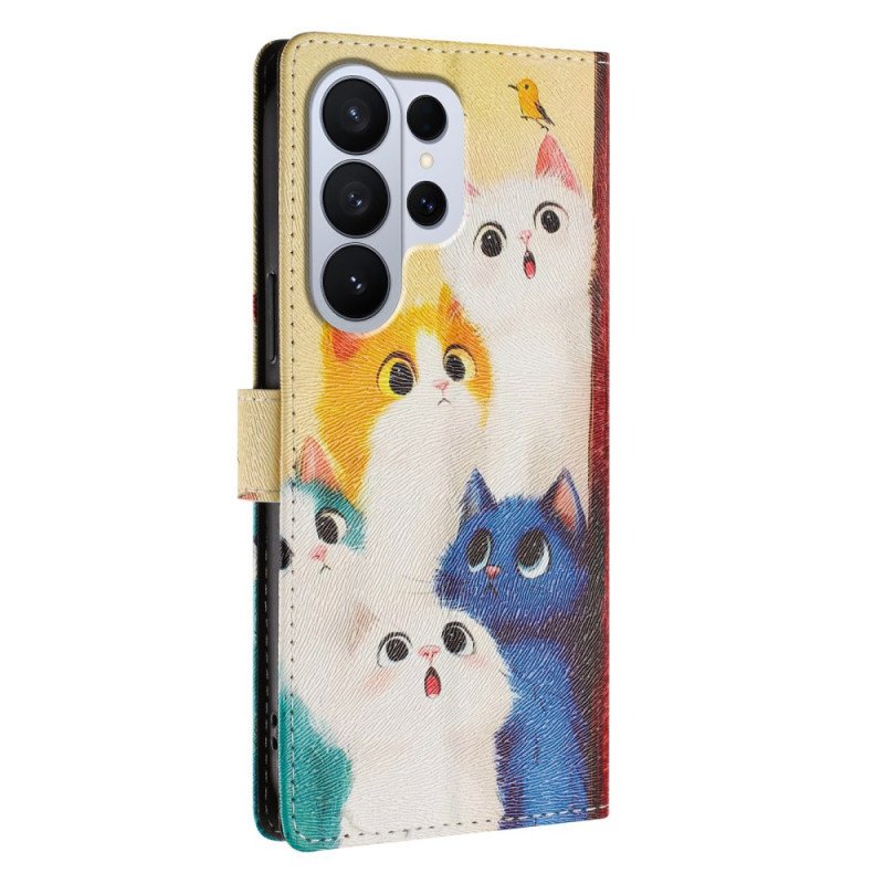 Fodral Samsung Galaxy S26 Ultra Färgglada Katter