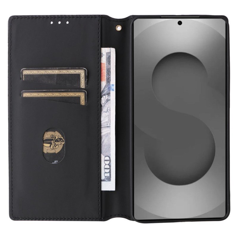 Folio-fodral För Samsung Galaxy S26 Ultra Diamantmönster