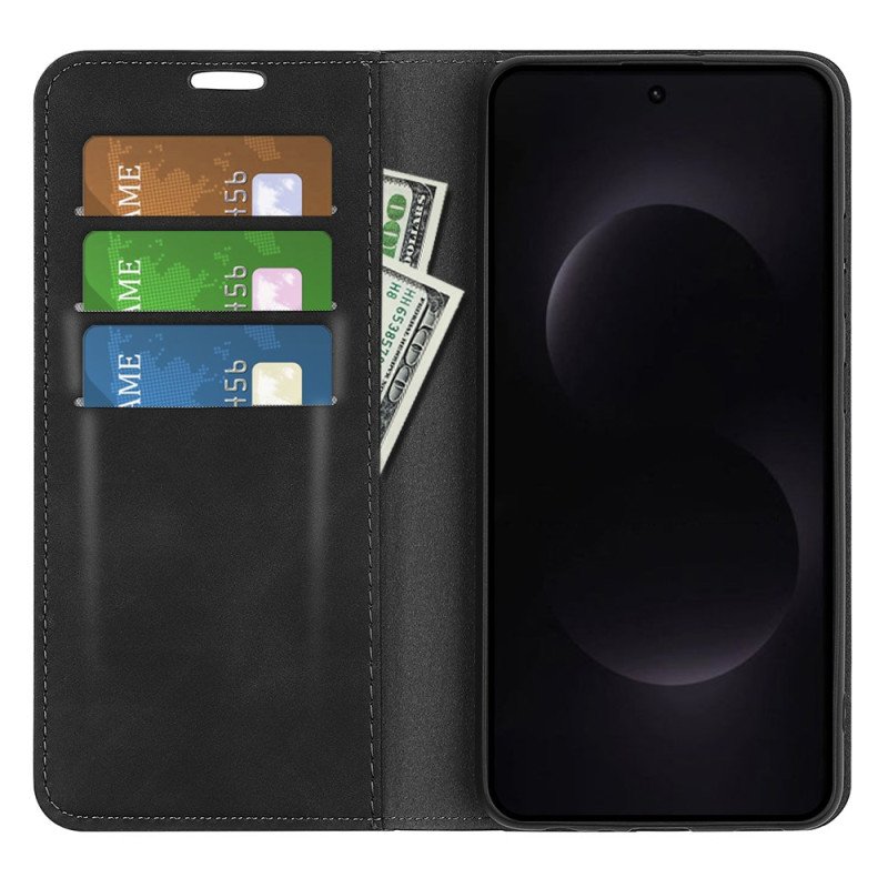 Folio-fodral Samsung Galaxy S26 Ultra Telefonfodral Lädermodell