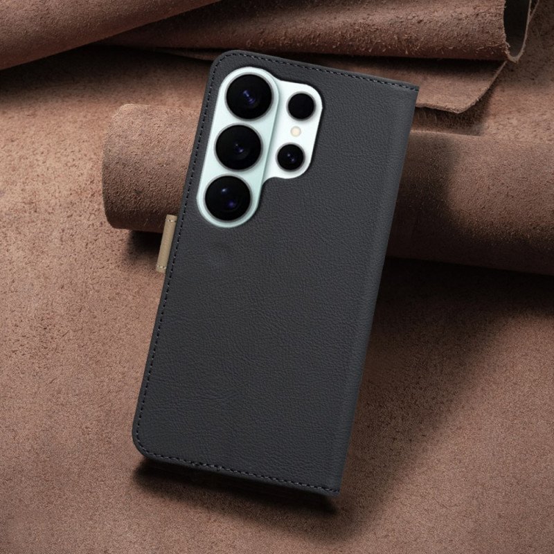 Läderfodral Samsung Galaxy S26 Ultra Telefonfodral Binfen-färg Blommönster