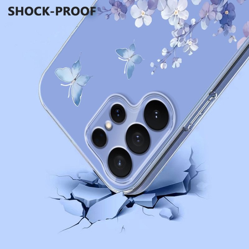 Skal Samsung Galaxy S26 Ultra Fjärilar Och Blommor