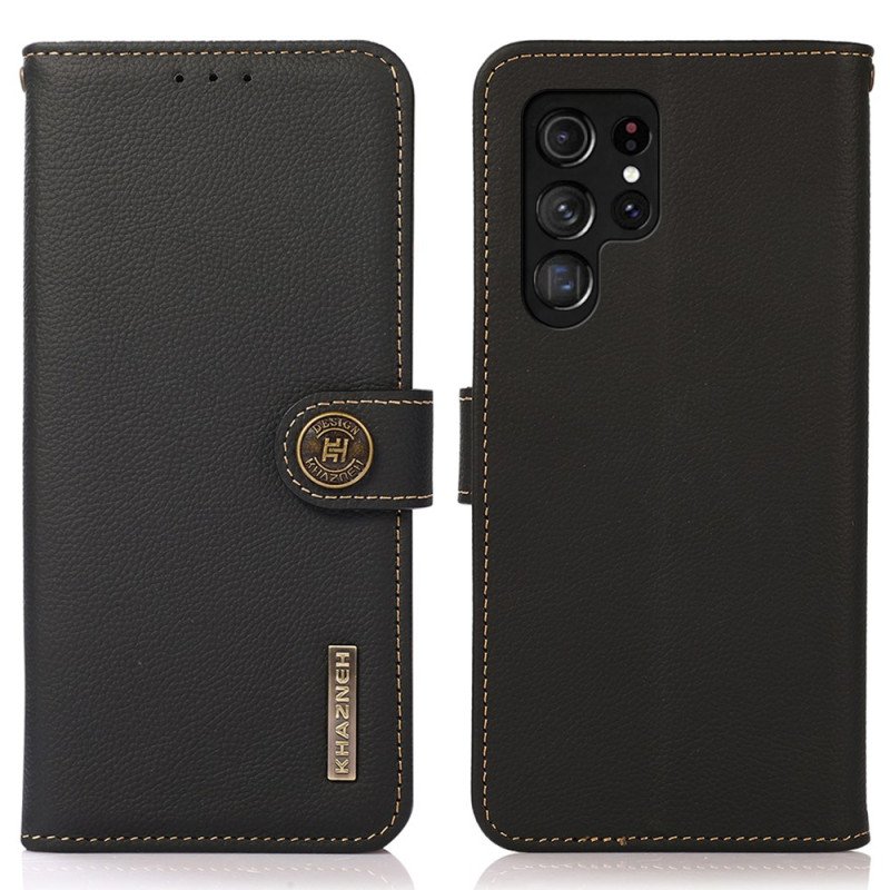 Skyddsfodral Samsung Galaxy S26 Ultra Äkta Khazneh-läder