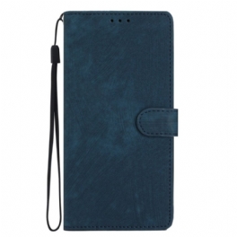 Fodral Samsung Galaxy A55 5g Mockaeffekt Med Rem