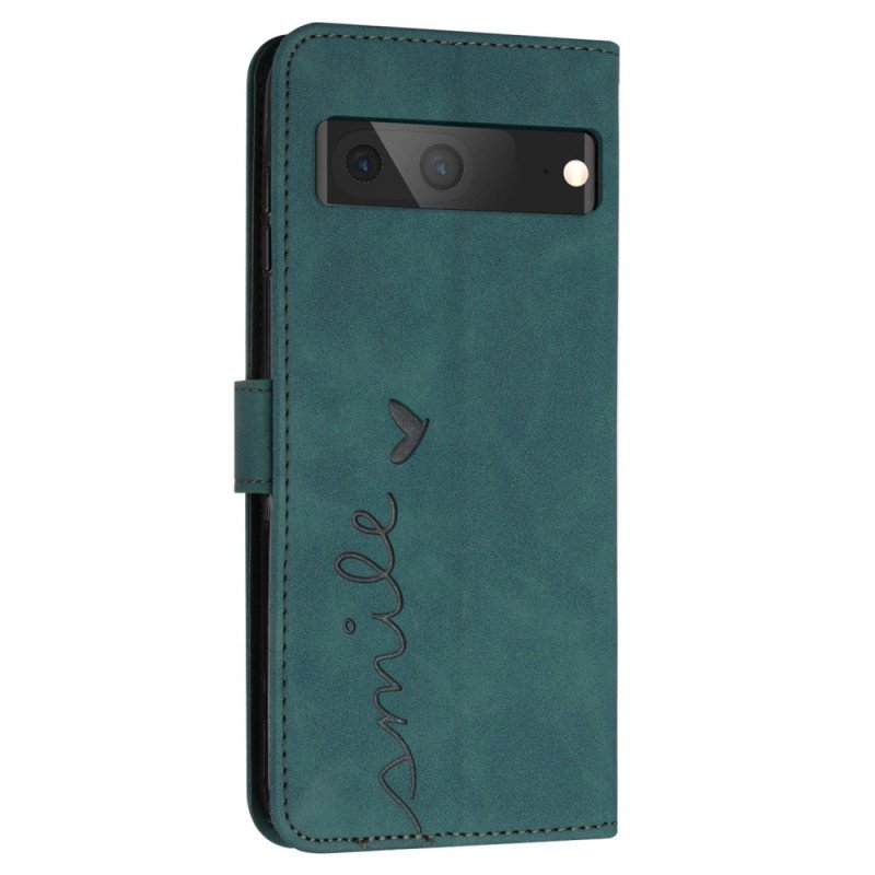 Folio-fodral Google Pixel 7 Le Med Snodd
