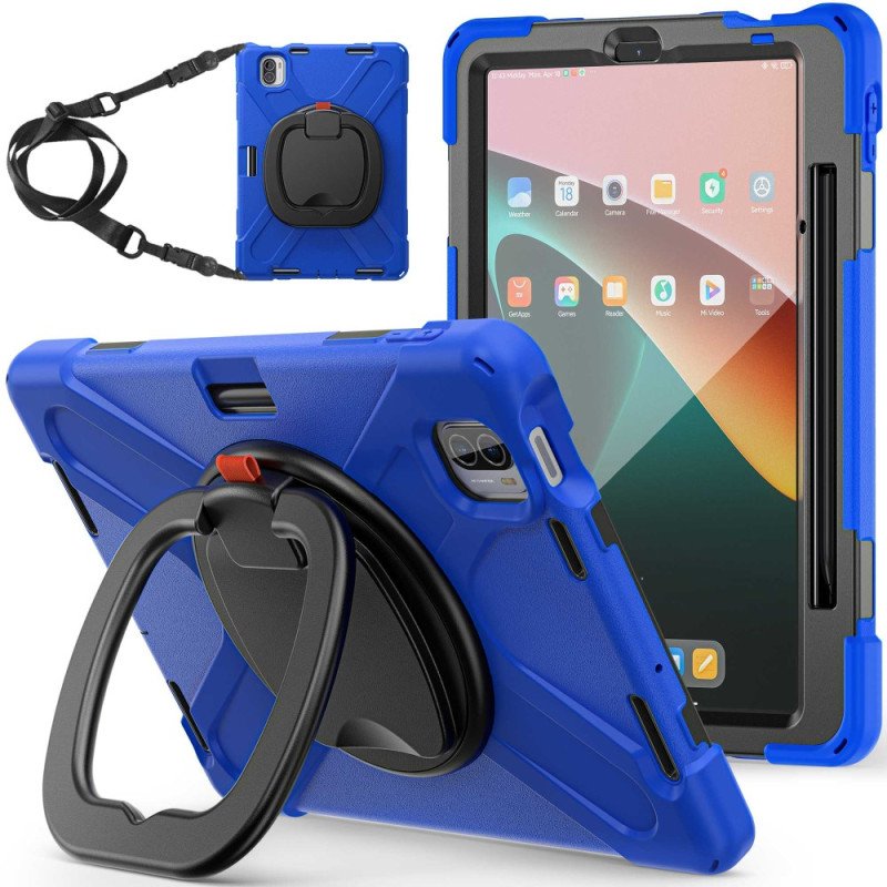 Skal Xiaomi Pad 5 Roterande Ring Och Bärrem