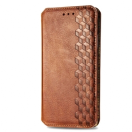 Folio-fodral För Xiaomi Redmi Note 13 5g Vintage Diamanter I Lädereffekt
