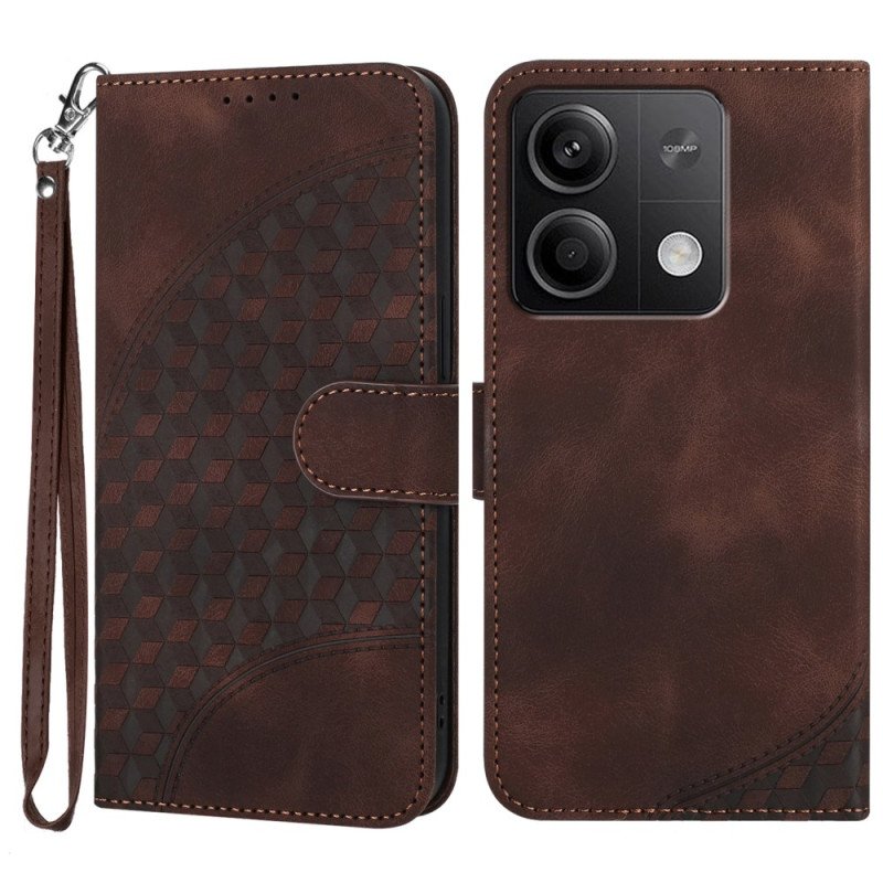 Läderskal Fodral Xiaomi Redmi Note 13 5g Elefanthuvud