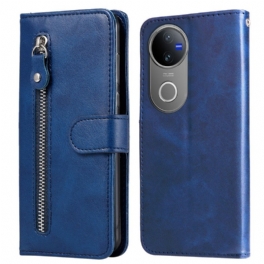 Fodral För Vivo V50 5g Dragkedja Ficka