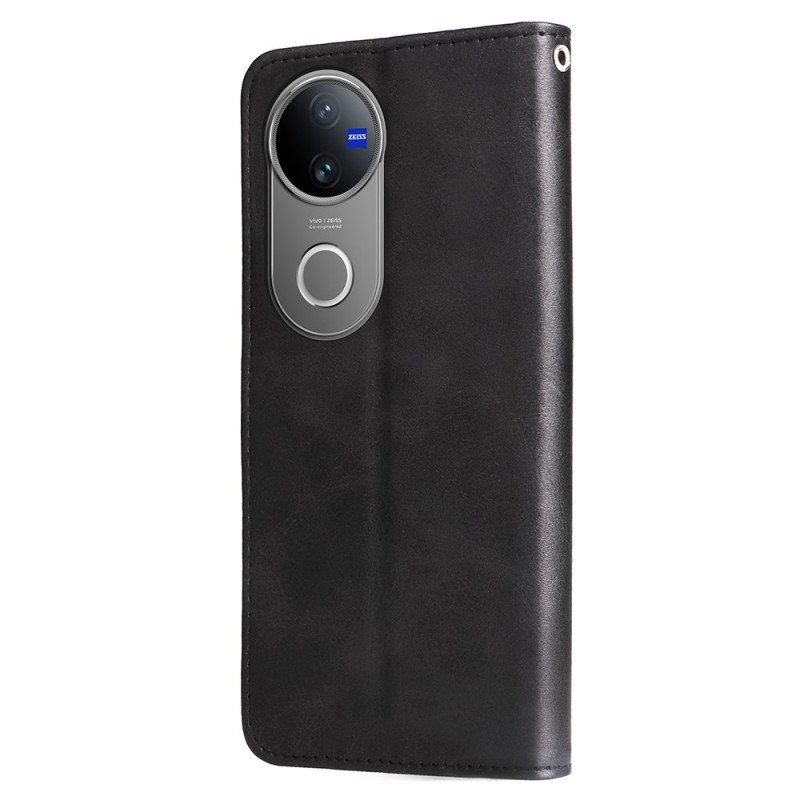 Fodral För Vivo V50 5g Dragkedja Ficka