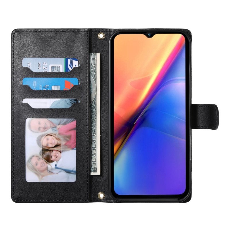 Fodral Vivo V50 5g Quiltad Med Rem Och Axelrem