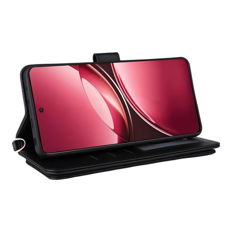 Fodral Vivo V50 5g Quiltad Med Remmar