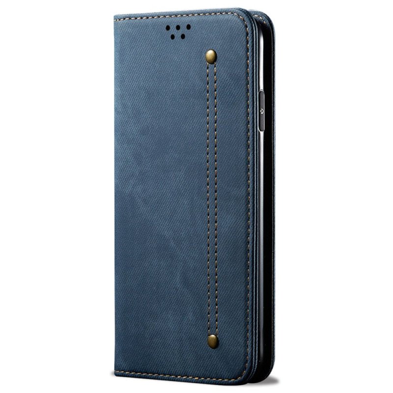 Folio-fodral För Vivo V50 5g Denimtyg