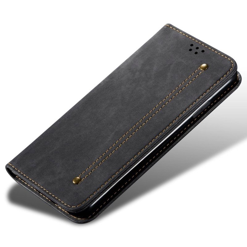 Folio-fodral För Vivo V50 5g Denimtyg