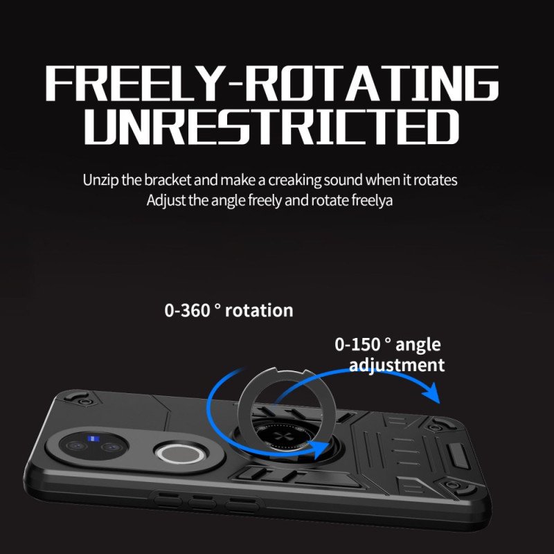 Skal För Vivo V50 5g Robust Ringhållare