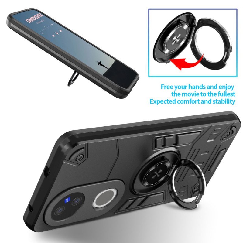 Skal För Vivo V50 5g Robust Ringhållare