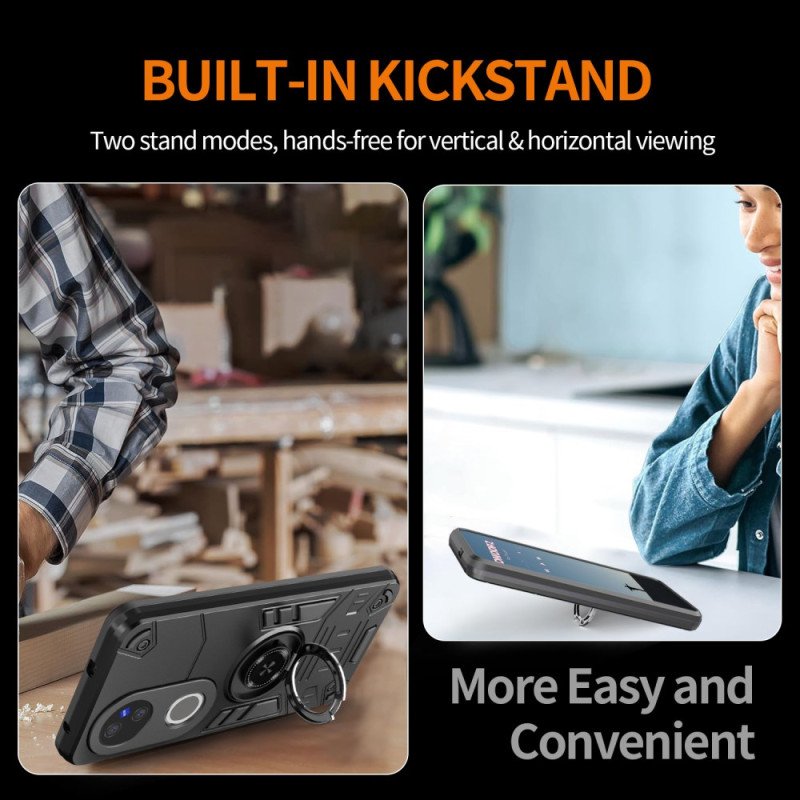 Skal För Vivo V50 5g Robust Ringhållare