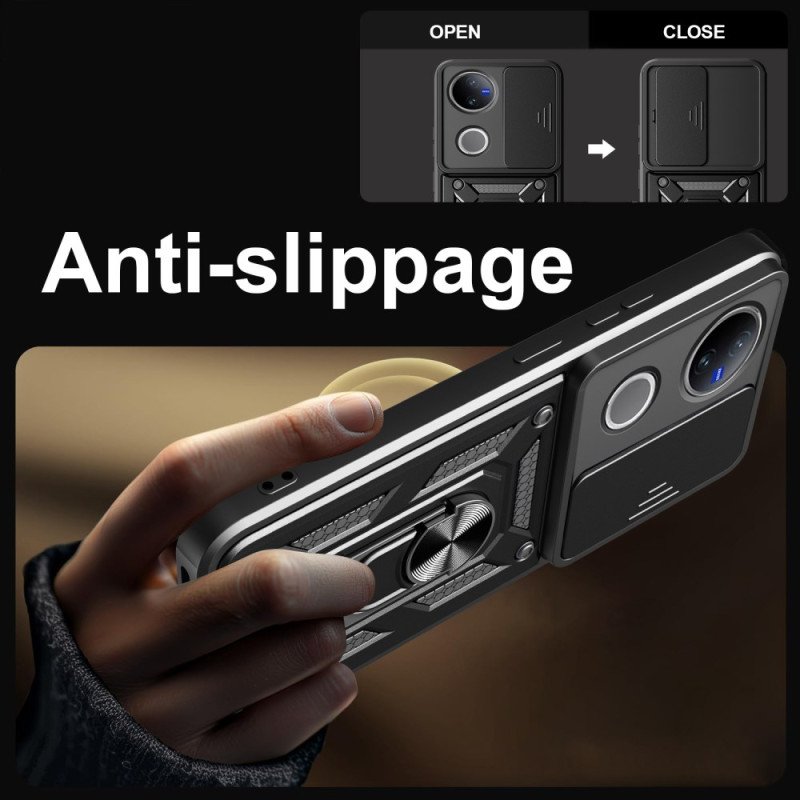 Skal Vivo V50 5g Skjutbart Kameraskydd Och Stöd