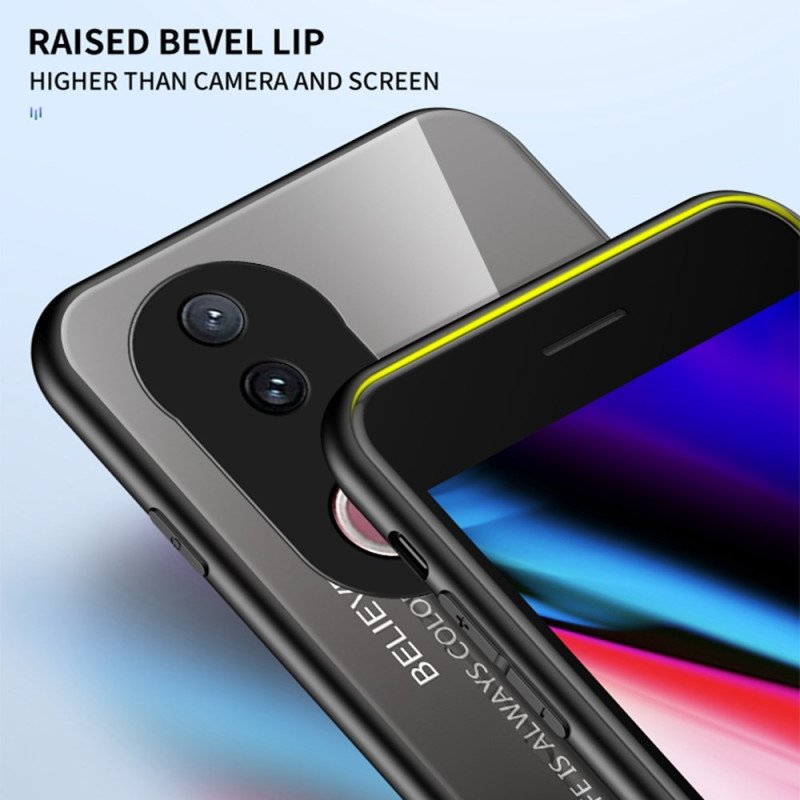 Skal Vivo V50 5g Telefonfodral Hello I Härdat Glas