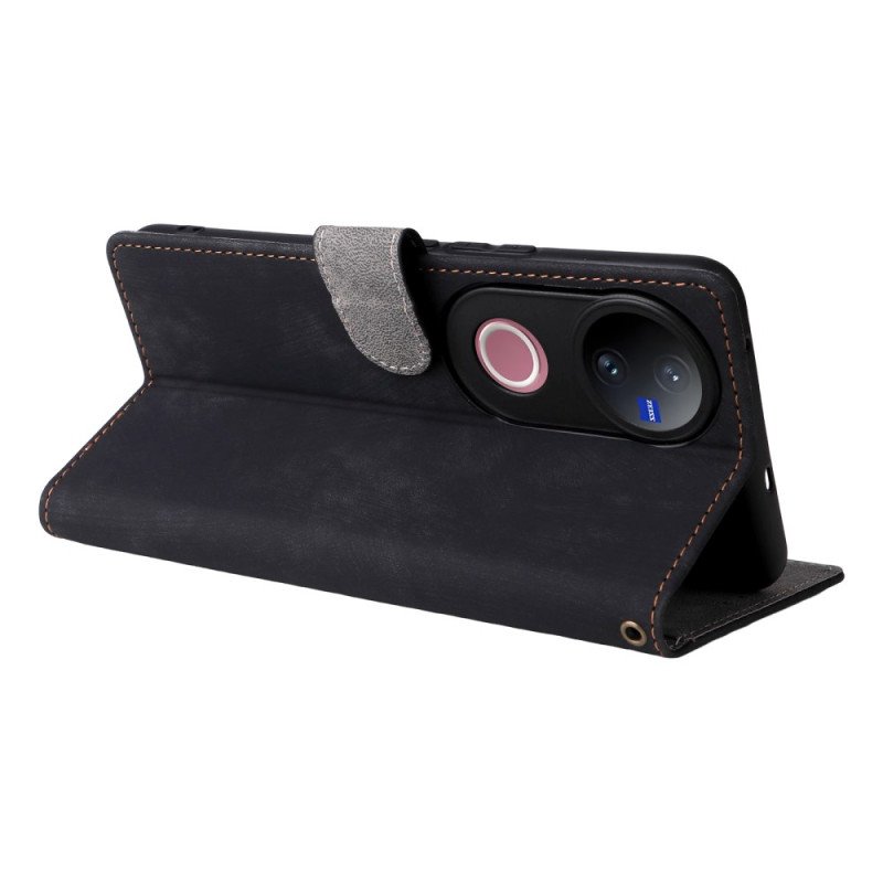 Skyddsfodral Vivo V50 5g Rfid-skydd Och Rem