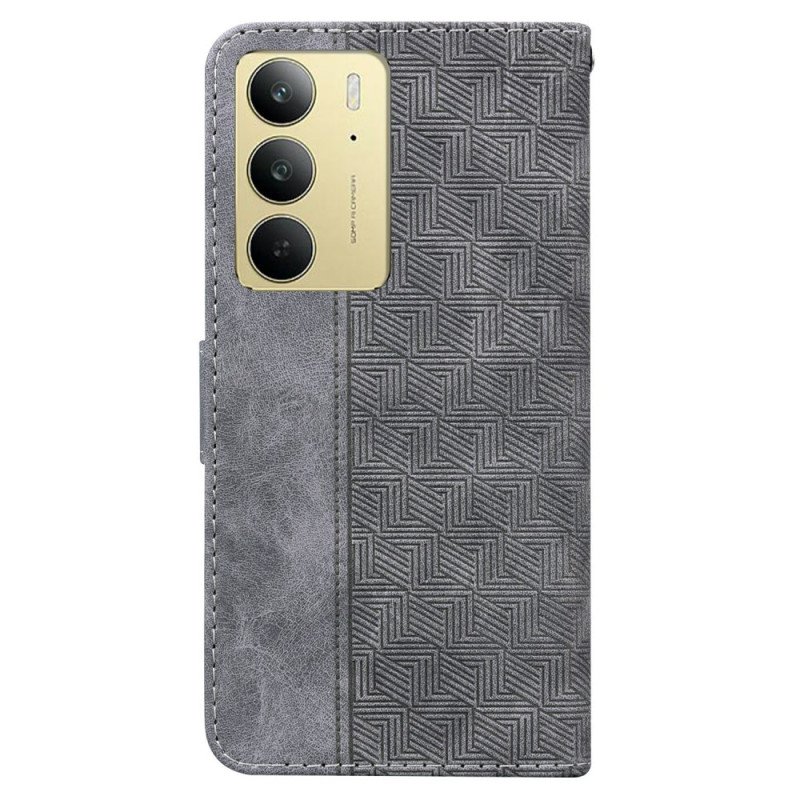 Fodral Realme C75 Vävt Mönster