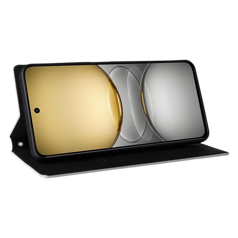 Folio-fodral Realme C75 Diamantmönster