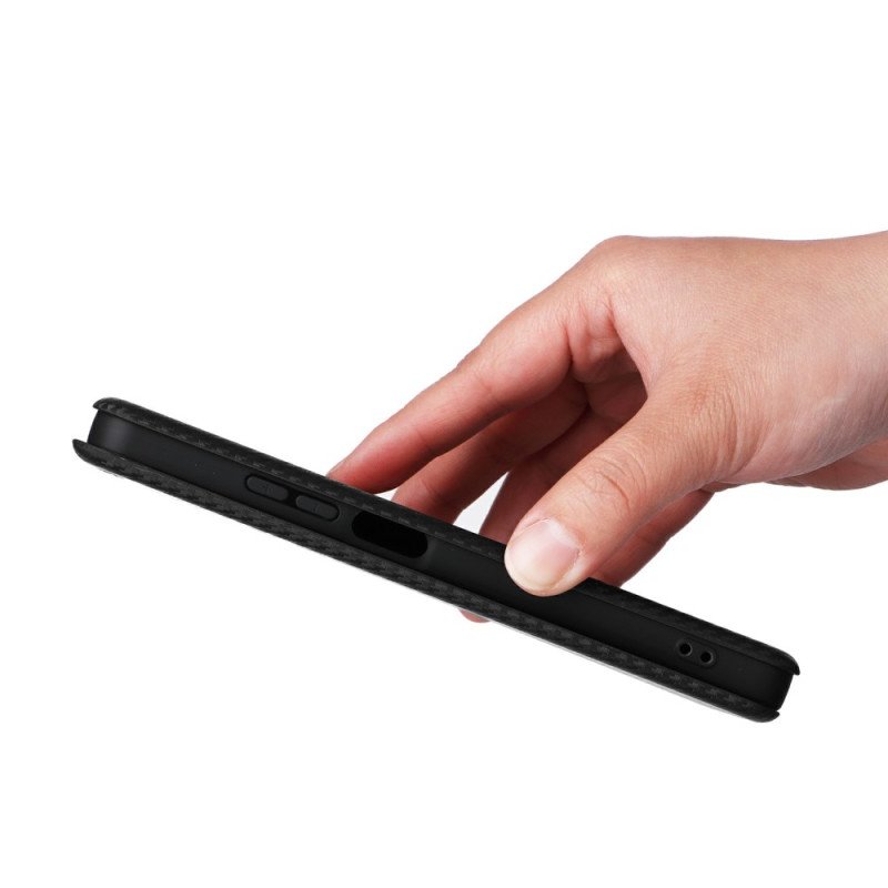 Folio-fodral Realme C75 Kolfiber