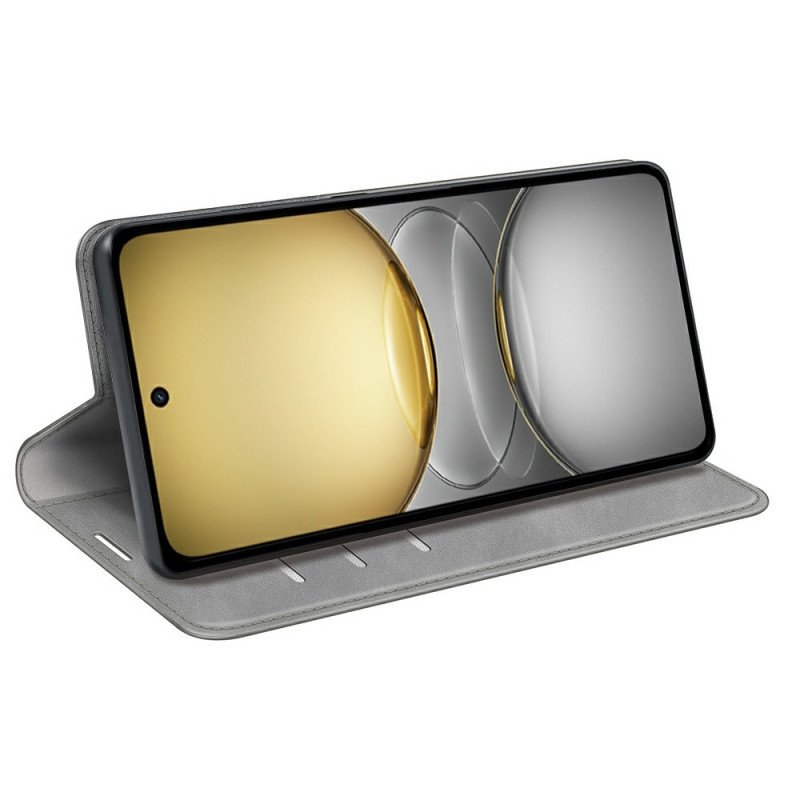 Folio-fodral Realme C75 Lädermodell