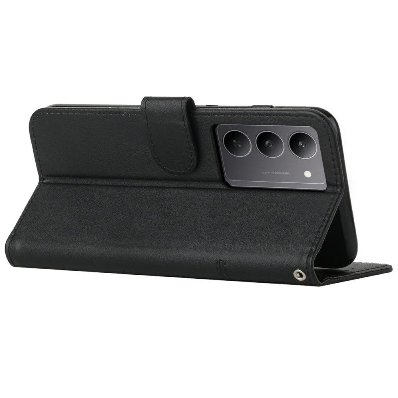 Läderfodral Realme C75 Telefonfodral Affärsstil