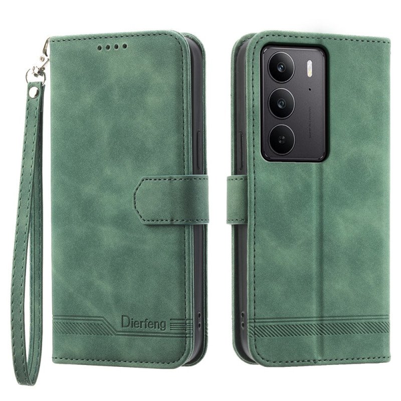 Läderfodral Realme C75 Telefonfodral Dierfeng