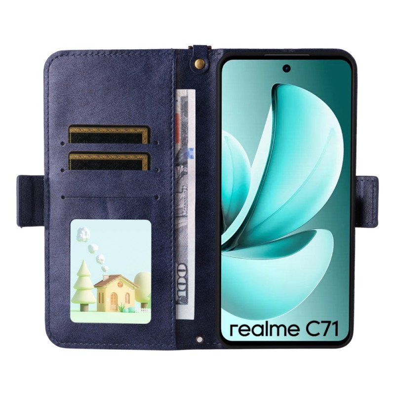 Läderfodral Realme C75 Telefonfodral Plånbok