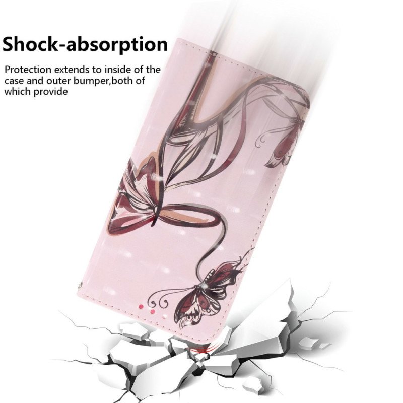 Läderskal Fodral Realme C75 Pumps Med Remmar