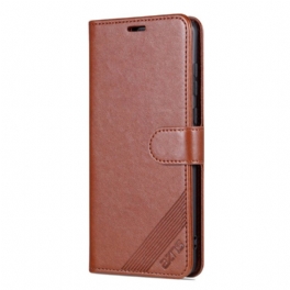 Folio-fodral Huawei Mate 50 Pro Azns Lädereffekt