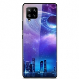 Skal Samsung Galaxy A42 5G Glas Och Silikon City