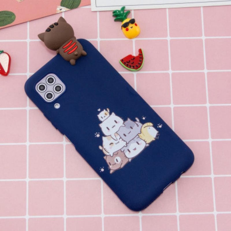 Skal Samsung Galaxy A42 5G Hög Med 3d-katter
